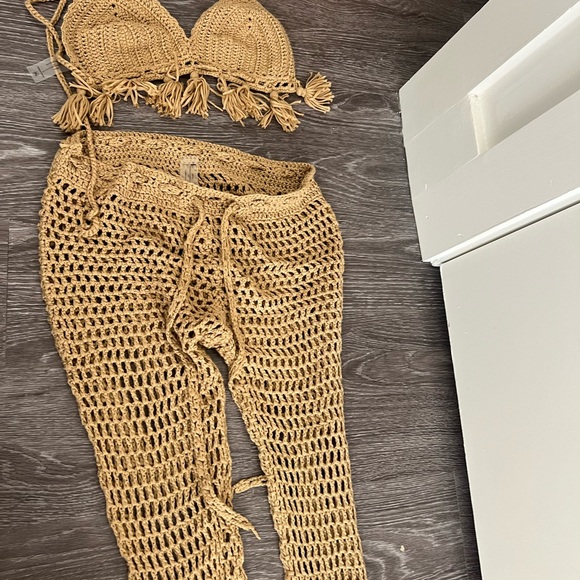 Long pants crocheted pants set - Picture 2 of 2